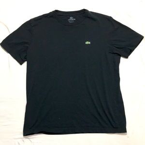 Men’s Lacoste black tee. From France. Size 5 fits Medium.